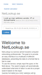 Mobile Screenshot of netlookup.se